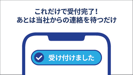 ���ꂾ���Ŏ�t�����I���Ƃ͓��Ђ���̘A����҂���
