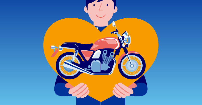 ���t�E�o�C�N�̎����ӕی��B���t��250cc�̃o�C�N�̎����ӕی���